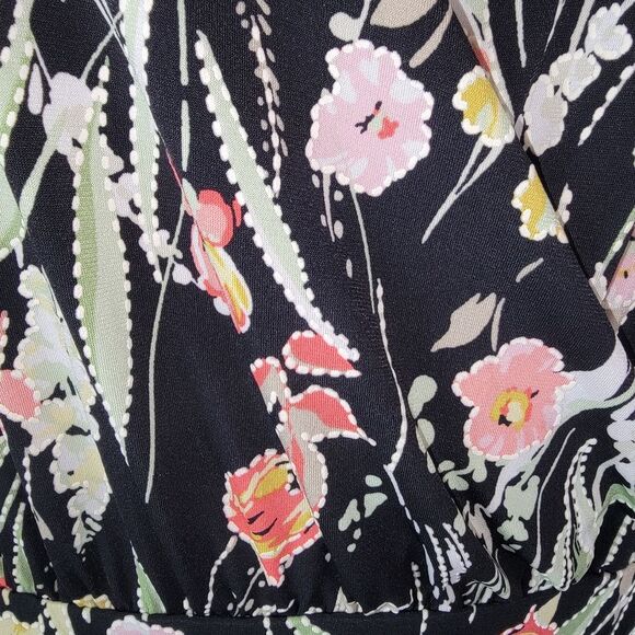 Nina Leonard Sleeveless Textured Print Maxi Dress 3x - Picture 4 of 8